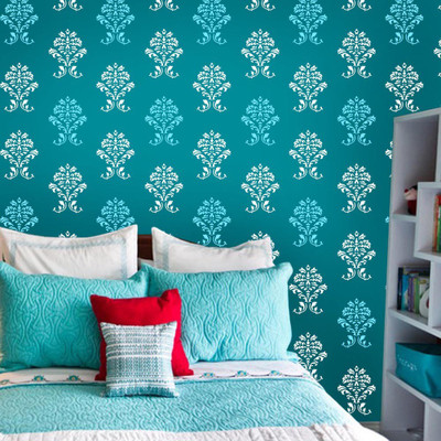 

Arhat Stencils DAMASK ASR-E0116 GLOSSY DAMASK PVC (Wall Décor & Art) Stencil(Pack of 1, DAMASK)