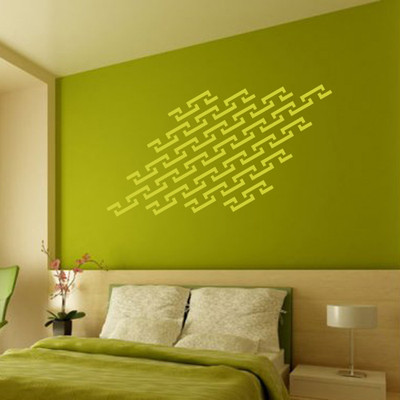 

ARHAT STENCILS ABSTRACT GLOSSY PVC Stencil(Pack of 2, DESIGNER MOTIFF)