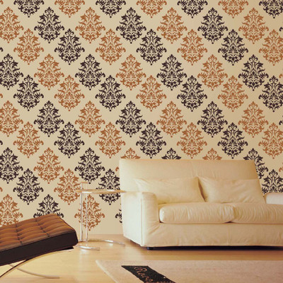 

Arhat Stencils DAMASK ASR-E02 GLOSSY PVC Stencil(Pack of 1, DESIGNER MOTIFF)