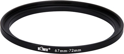 

JJC Kiwifotos Metal Adapter Ring SU 67-72 Step Up Ring(67 - 72 mm)