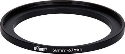 

JJC Kiwifotos Metal Adapter Ring SU 58-67 Step Up Ring(58 - 67 mm)