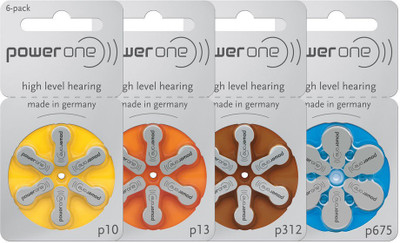 

Power One Hearing Aid Battery size 675 (60 PCS)(Blue)