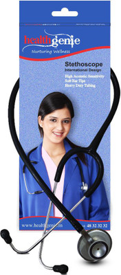

Healthgenie Doctor Dual Aluminum HG-203B Acoustic Stethoscope(Black)
