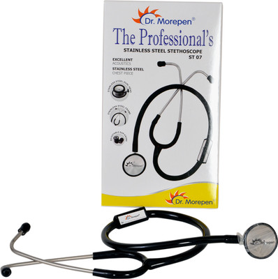 

Dr. Morepen The Professionals Stainless Steel ST-07 Acoustic Stethoscope(Grey)