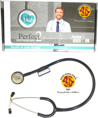 

NSC Perfect 2 Acoustic Stethoscope(Black, Grey)