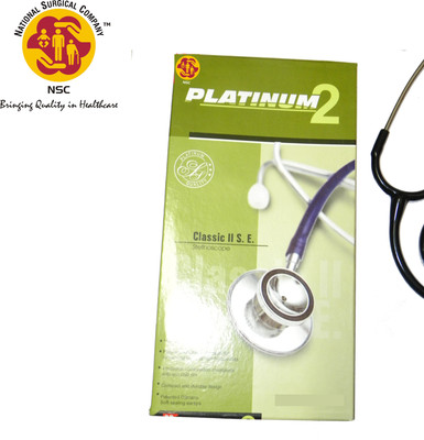 

NSC Platinum 2 Acoustic Stethoscope(Black)