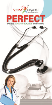 

YBM Sprague Rappaport Dual Head Acoustic Stethoscope(Black)