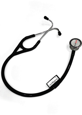 

Healthgenie Cardiology Aluminum Dual Lightweight -HG-401B Acoustic Stethoscope(Black)