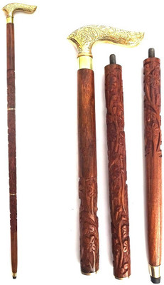 

Alishba wooden art walking Walking Stick