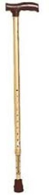 

Tynor walking stick L type golden Walking Stick