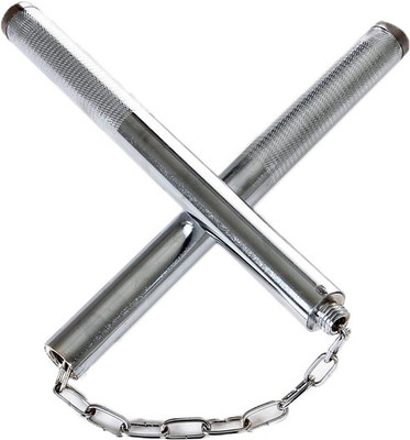 

Vinex Nunchaku Steel Gymnastic Stick - 11 inch(Silver)