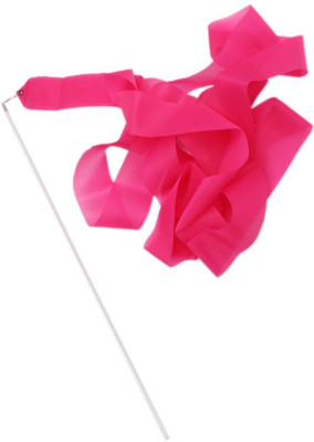 

Sahni Sports Dancing Ribbon 2 Mtr (Set of 2) Gymnastic Stick - 20 inch(Red, Pink, Yellow, Blue)