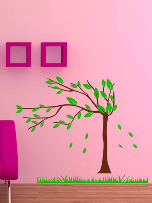 Trends on WALL 78 cm Green Paradice Self Adhesive Sticker(Pack of 1)