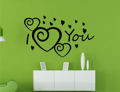 

Wall Guru  Wall Decal&Sticker Sticker(Pack of 1, Black