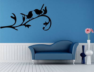 

Wall Guru  Adhesive Sticker(Pack of 1, Black