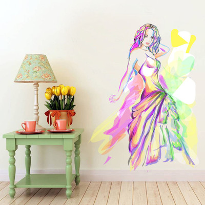 

Impression Wall Medium Self Adhesive Sticker(Pack of 1)