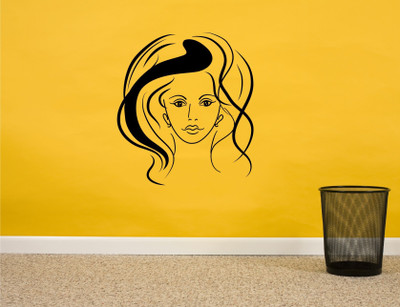 

Wall Guru  Self Adhesive Wall Decal Sticker(Pack of 1, Black