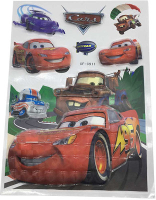 

Funcart  5D Sticker(Pack of 5, Multicolor