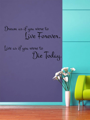 

Trends on Wall Medium Quotes Sticker(Pack of 1)