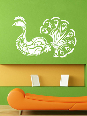 

Trends on Wall  Animal Sticker(Pack of 1, White