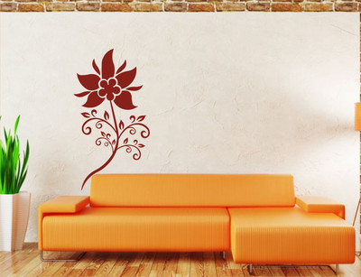 

Wall Guru  Adhesive Sticker(Pack of 1, Brown
