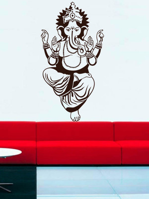 Trends on WALL 107 cm Lord Ganesh Self Adhesive Sticker(Pack of 1)