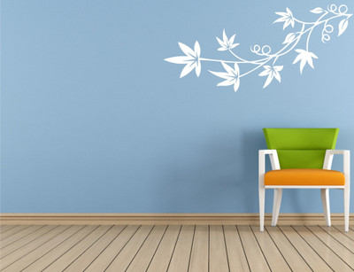 

Wall Guru  Adhesive Sticker(Pack of 1, White