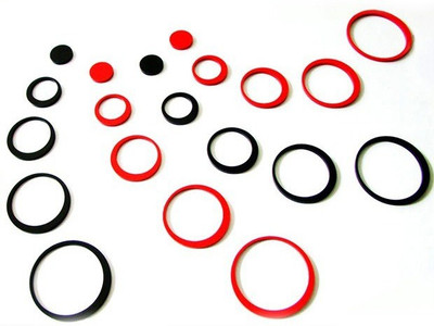 

EC  3D Acrylic Sticker(Pack of 20, Red;black