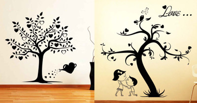 

Vsquare Studio  Wall Sticker Sticker(Pack of 2, Black