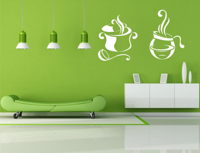 

Wall Guru  Adhesive Sticker(Pack of 1, White
