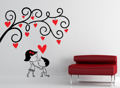 66% OFF on Decor Kafe Small Wall Sticker For Bedroom Sticker(Pack of 1)