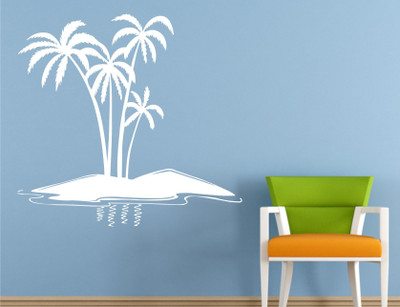

Wall Guru  Self Adhesive Wall Decal Sticker(Pack of 1, White