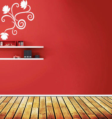 Creatick Studio 88.9 cm Swirl Design Wall Decal Self Adhesive Sticker(Pack of 1)