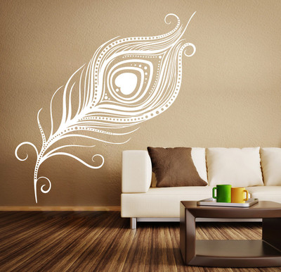 Wallskart  Vinyl Sticker Sticker(Pack of 1, White