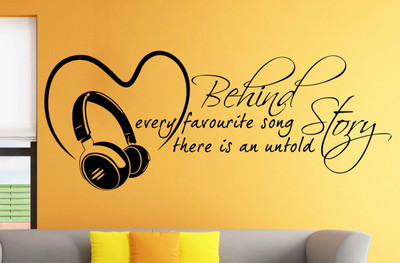 

Vsquare Studio  Wall Sticker Sticker(Pack of 1, Black