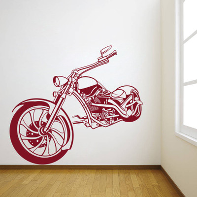 

Creatick Studio  Adhesive Type Sticker(Pack of 1, Burgandy