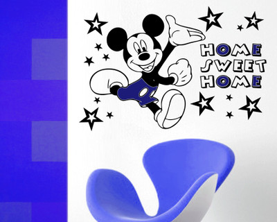 RNG 90 cm micky mouse Self Adhesive Sticker(Pack of 1)