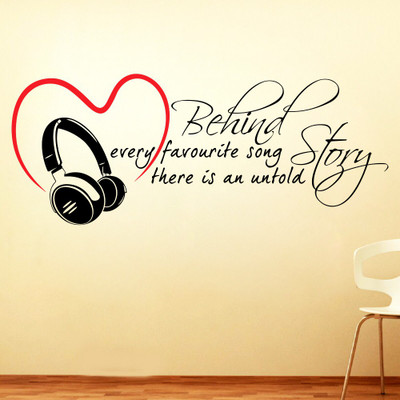 

Vsquare Studio  Wall Sticker Sticker(Pack of 1, Black;red