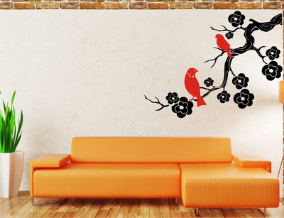 

Smart Wall Guru  Adhesive Sticker(Pack of 1, Black;red