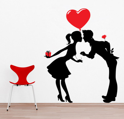 75% OFF on Decor Kafe Medium Wall Sticker For Bedroom Sticker(Pack of 1)