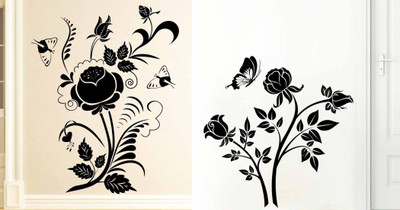 

Vsquare Studio  Vinyl Sticker Sticker(Pack of 2, Black