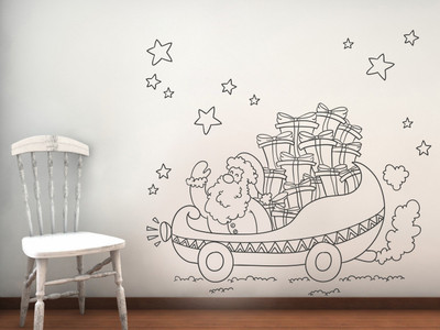 80% OFF on Decor Kafe Medium Wall Sticker For Bedroom Sticker(Pack of 1)