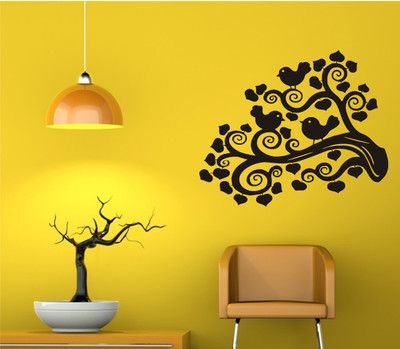 

Smart Wall Guru  Sticker Sticker(Pack of 1, Black