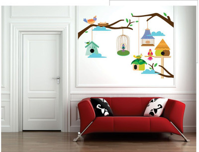 

TMS  wall Sticker(Pack of 1, Multicolor