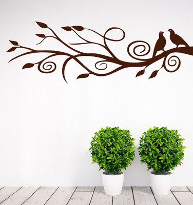 72% OFF on decor kafe Medium Wall Sticker For Bedroom(Pack of 1)