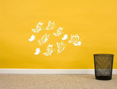 

Wall Guru  Adhesive Sticker(Pack of 1, White