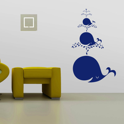

Trends on Wall  Animal Sticker(Pack of 1, Blue