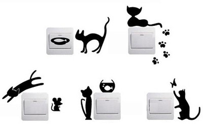 

Stickonn  Switch Sticker Sticker(Pack of 1, Black