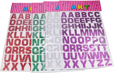 

Saamarth Impex  Sparkly Sticker(Pack of 4, Multicolor