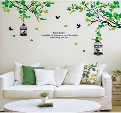 Decor Kafe Medium Wall Sticker For Bedroom Sticker(Pack of 1)